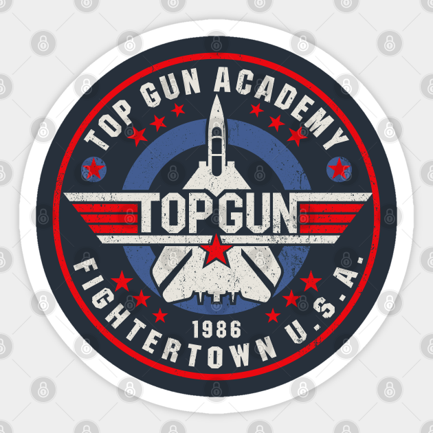 Fightertown USA Academy Top Gun Sticker TeePublic